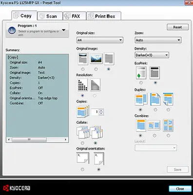 Program Function, Kyocera, Environment, SVOE